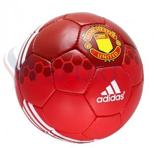 Футбольный мяч adidas Manchester United красный